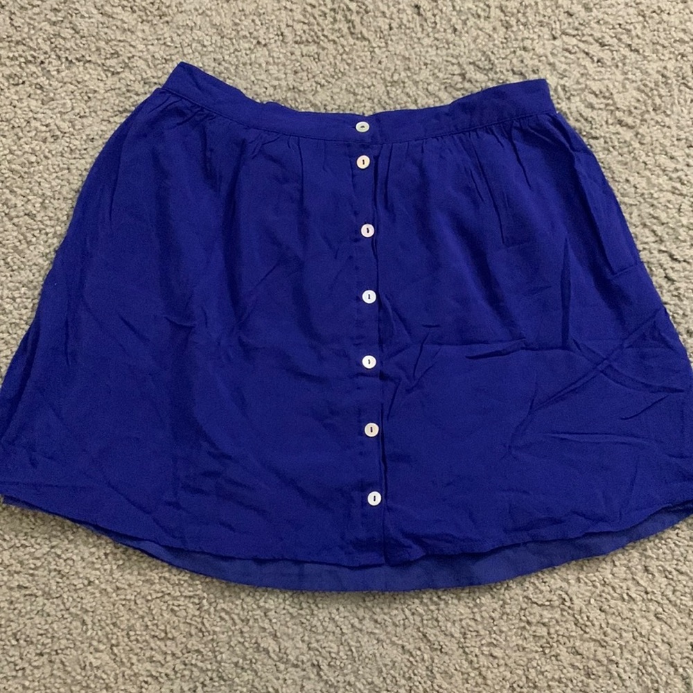 Forever 21 Blue Skater Skirt, Large